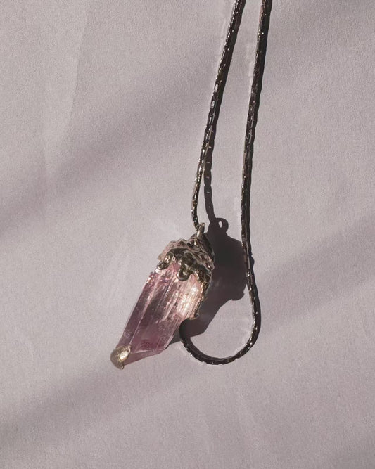 Natural Raw Crystal Pendant Necklace