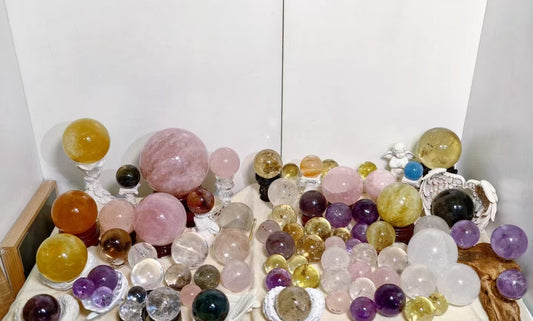 Healing Crystal Ball for Meditation & Decor